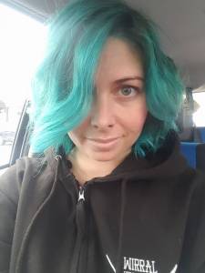 Customers photo of her newly coloured hair with Elumen