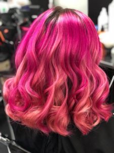 vibrant hair colours at salon m hair salon in wallasey