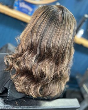 balayage and root drag hairdressers in Wallasey, The Wirral